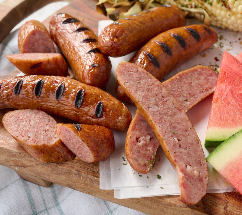 Corky's BBQ 8-lbs of Sweet & Smokey Original or Stuffed Sausage — View 6