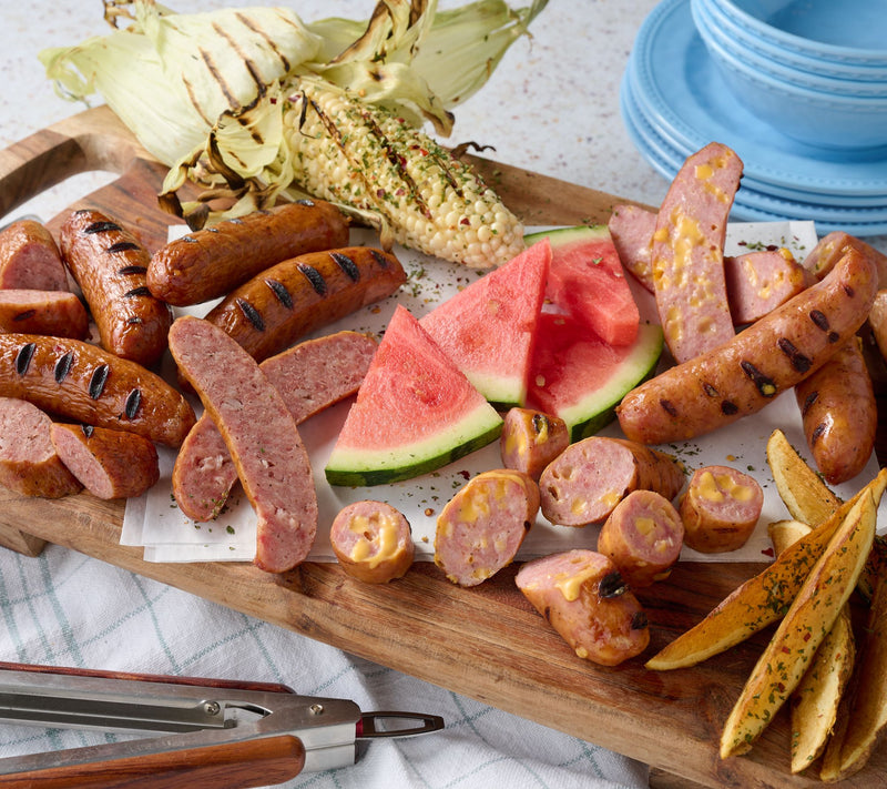 Corky's BBQ 8-lbs of Sweet & Smokey Original or Stuffed Sausage — View 5