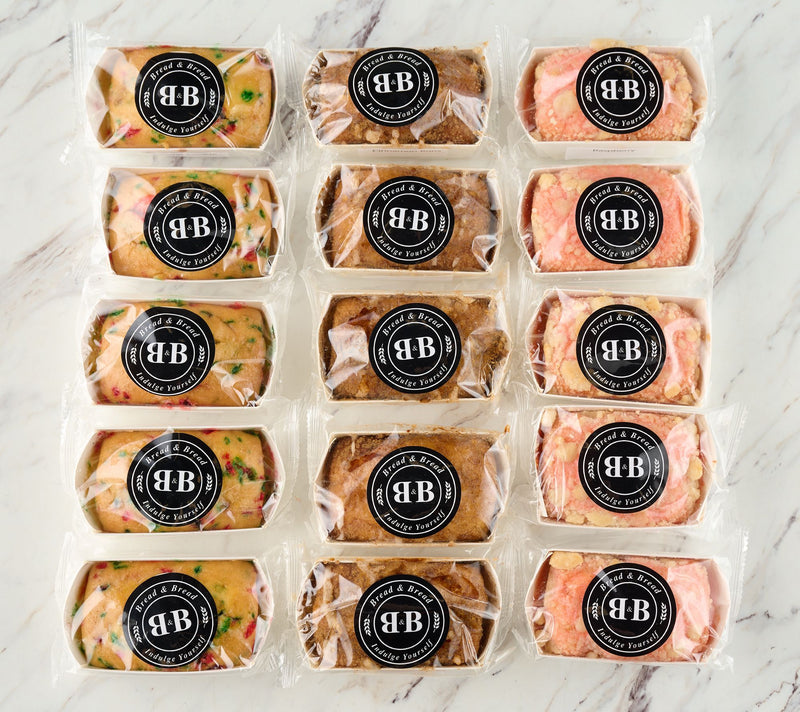 Bread & Bread (15) 3.2 oz Individually Wrapped Mini Loaves — View 2