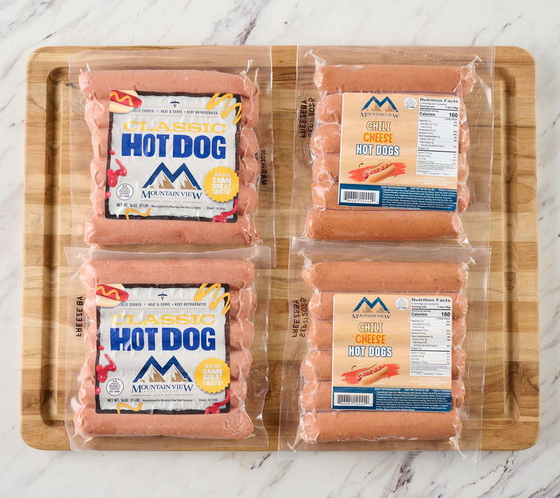 Mountain View Meats 24-ct Classic or Chili Cheese Hot Dogs — View 2