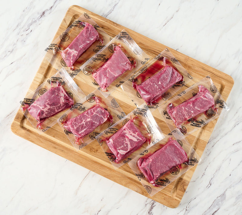 Kansas City Steak Co. (8) 4-oz Flat Iron Steaks — View 2