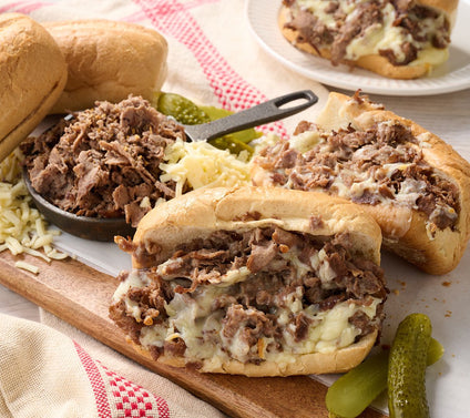 Tony Luke's 12-Count Cheesesteak Kit w/ Ribeye Meat, Cheese & Rolls