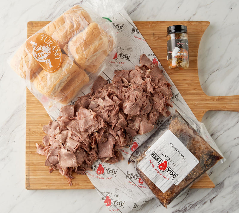 Happy to Meat You 5-lb Italian Beef Sandwich Kit — View 2