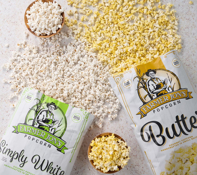 Farmer Jon's 2 Jumbo Bags of Gourmet Popped Popcorn — Main view