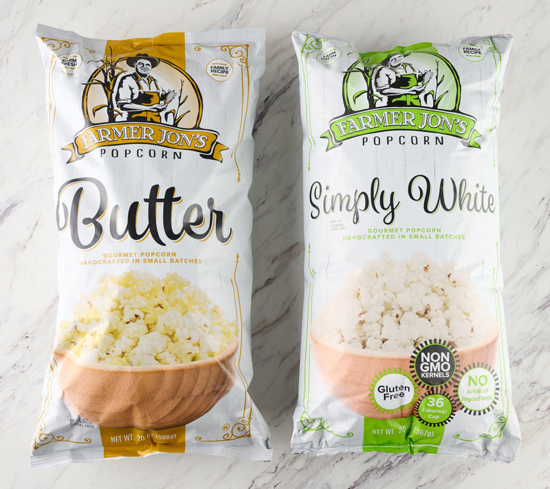 Farmer Jon's 2 Jumbo Bags of Gourmet Popped Popcorn — View 2