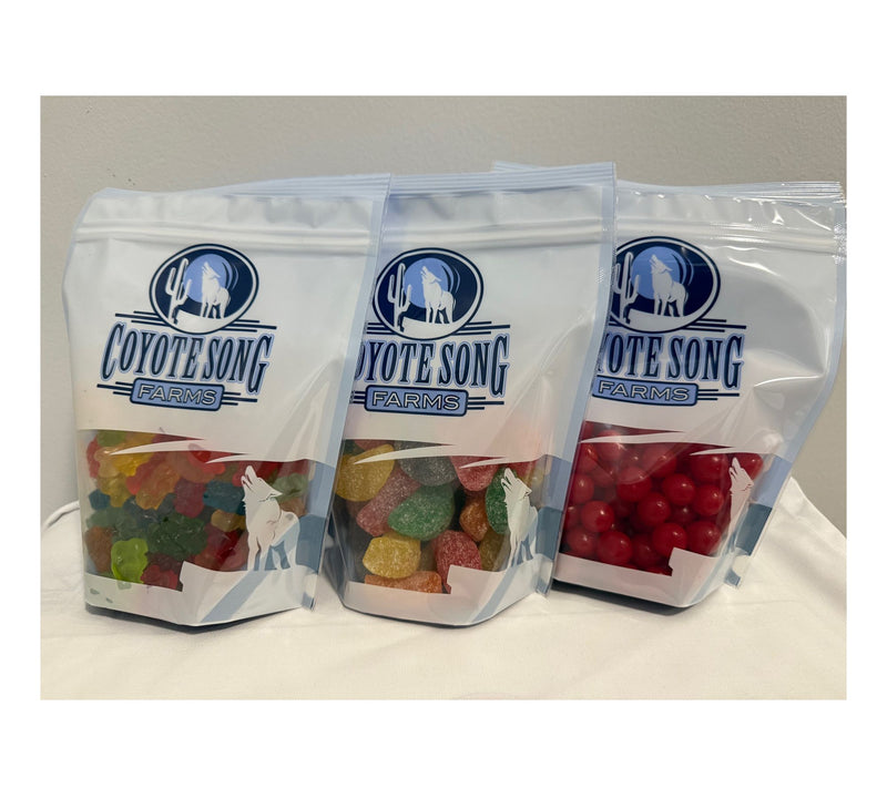Coyote Song Farms (3) 1lb Bags Gummy Candy Variety Pack — Main view