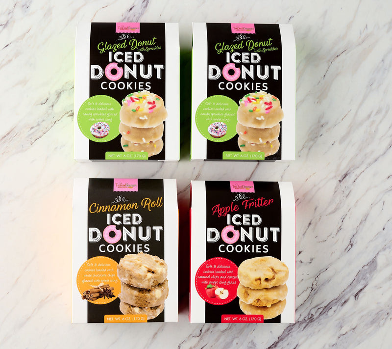 Too Good Gourmet 32 Count Iced Donut Cookies In 4 Boxes — View 2