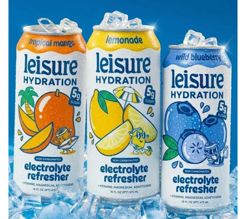 Leisure Hydration (12) 16oz Cans Electrolyte Refreshers — Main view