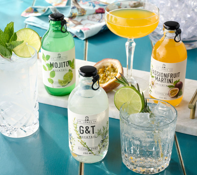 Sir. James 101 (12) Bottles Alcohol-Free Cocktails Ready to Drink — Main view