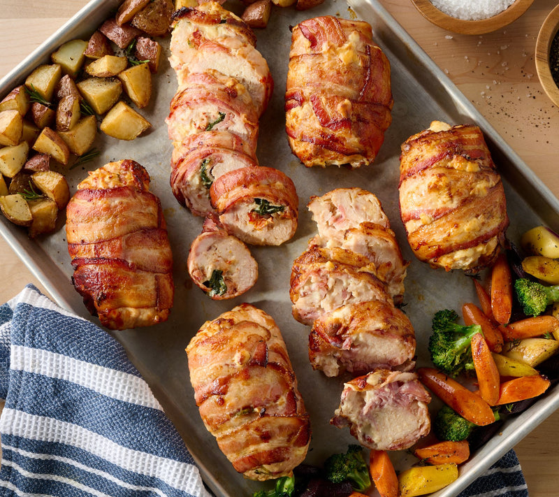 Family Farms (12) 14-oz Bacon Wrapped Stuffed Chicken Breasts — Main view