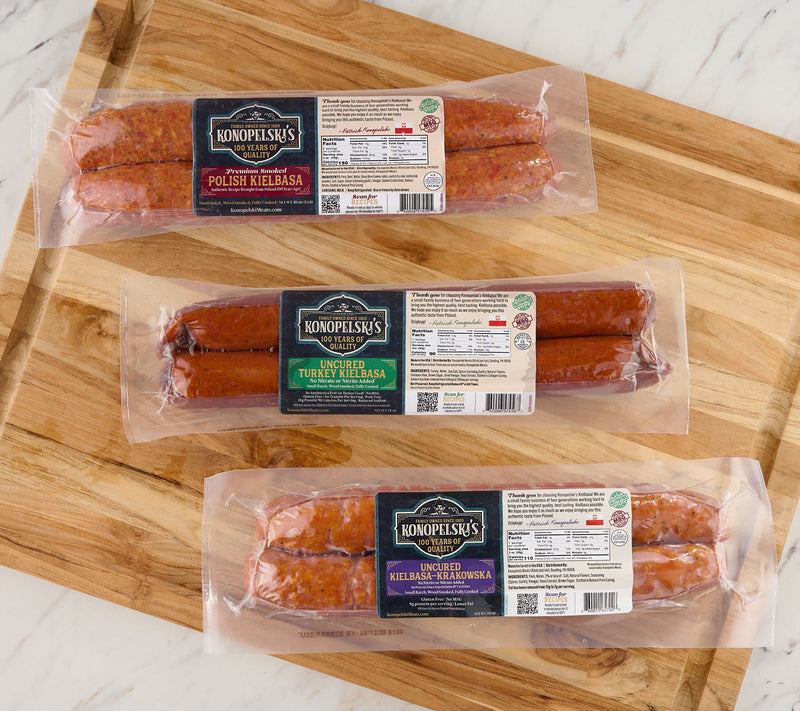 Konopelski's 2.5-3 lbs of Rope Style Polish Kielbasa — View 6