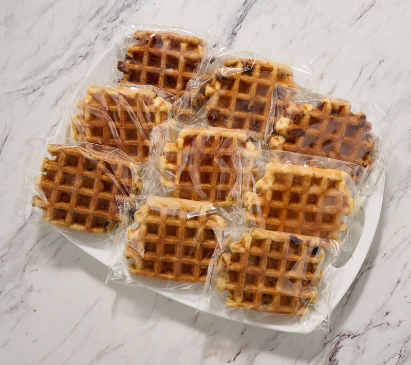 Le Waf (9) 4oz Sweet Artisan Waffles in Choice of Flavors — View 2