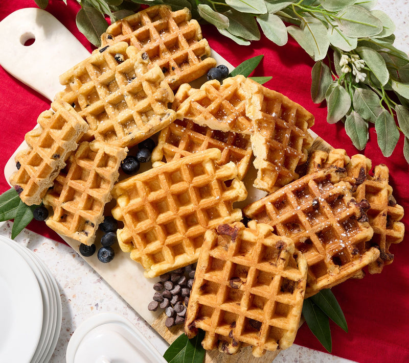 Le Waf (9) 4oz Sweet Artisan Waffles in Choice of Flavors — Main view