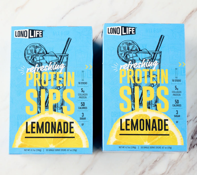 LonoLife 20 Single Serve Protein Packed Lemonade Mixes — View 2