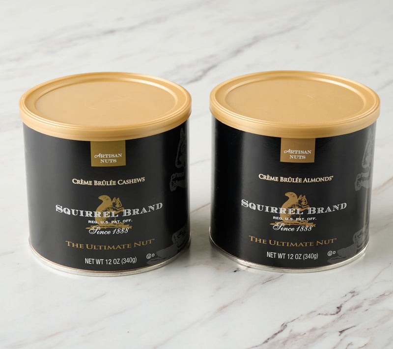 Squirrel Brand (2) 12oz Cans Creme Brulee Almonds & Cashews — View 2