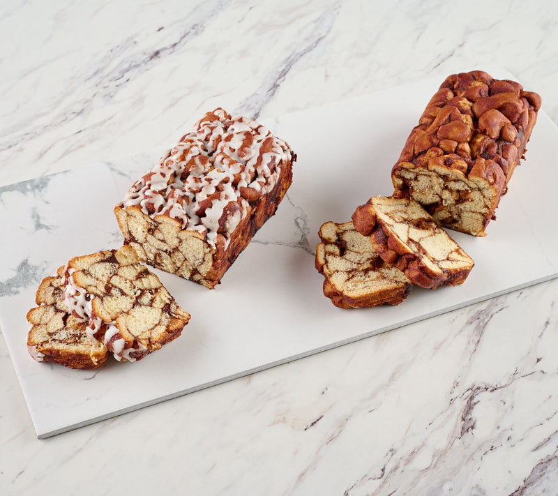Sweet Paradise (2) 20 oz Gourmet Cinnamon Swirl Bread Loaves — Main view