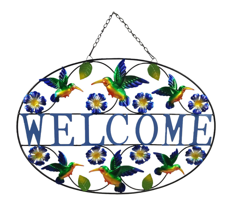 Temp-tations 24" Wide and 17" Tall Metal Welcome Sign — View 8