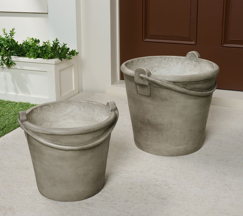 Garden Reflections Set of 2 Bucket Pail Planters — View 2