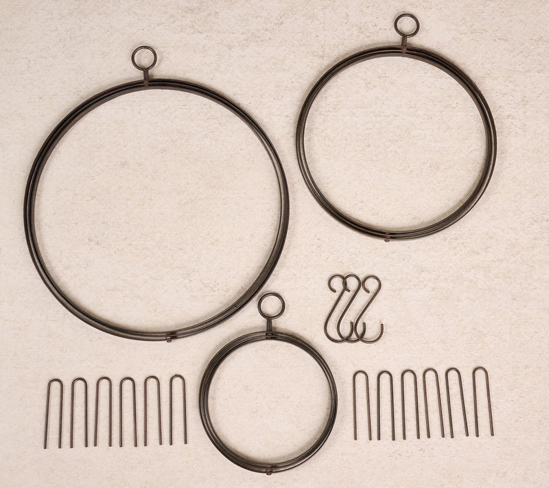Martha Stewart Set of 3 Iron Plant Cages — View 2