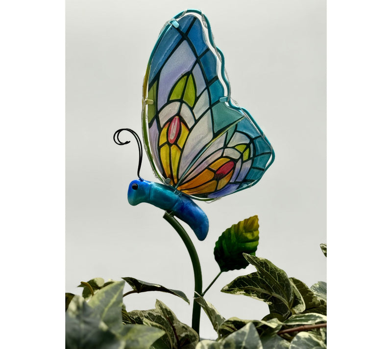 Ultimate Innovations Solar Stained Glass Garden Critter Stake — View 9