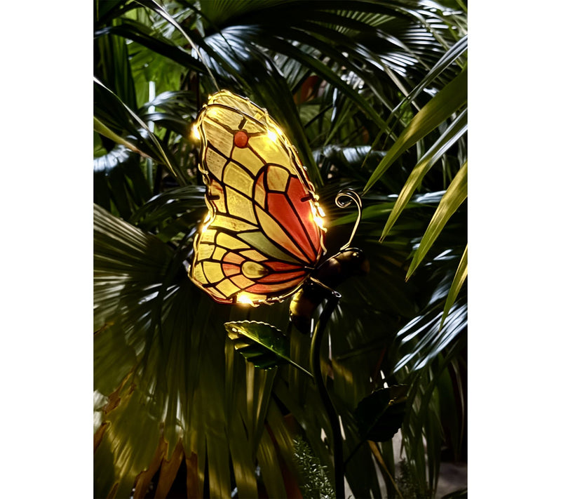 Ultimate Innovations Solar Stained Glass Garden Critter Stake — View 5