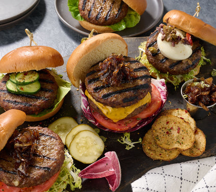 Rastelli's (20) 5-oz Black Angus French Onion Burgers