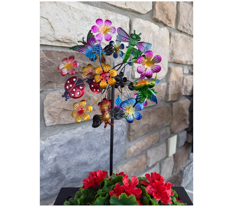 Temp-Tations Outdoors Set of 2 Mini Wind Spinners — View 6