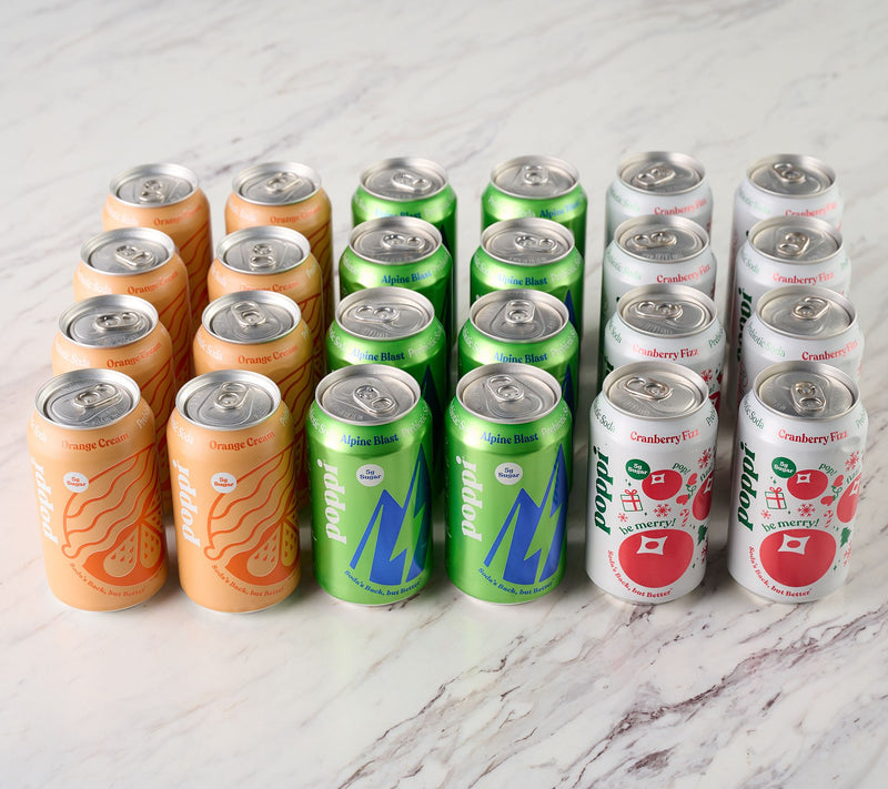 Poppi (24) 12oz Cans 5g Sugar Soda — View 3