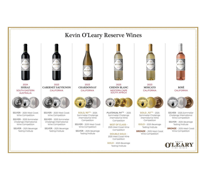 Kevin O'Leary (12) Bottles Reserve Wine Set — View 15