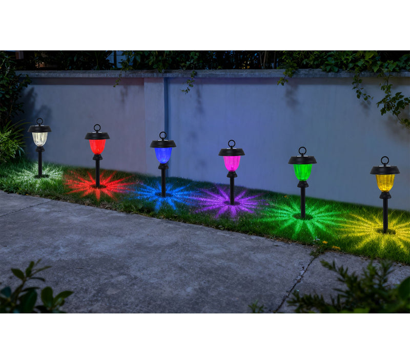 Energizer 8-Pc 3-in-1 Solar Pathway Lights with Color on Demand — View 4