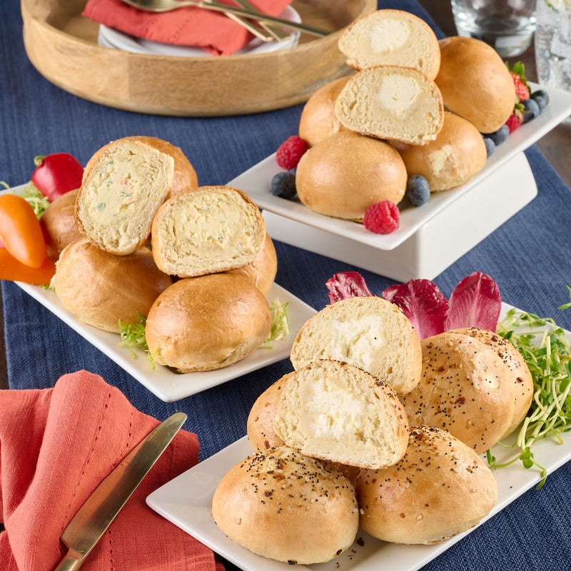 Just Bagels (18) 3oz. Stuffed Bagels — View 3