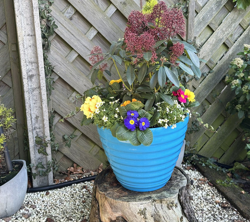 Jennings Set of 2 XL Twist 14" Planters — Main view