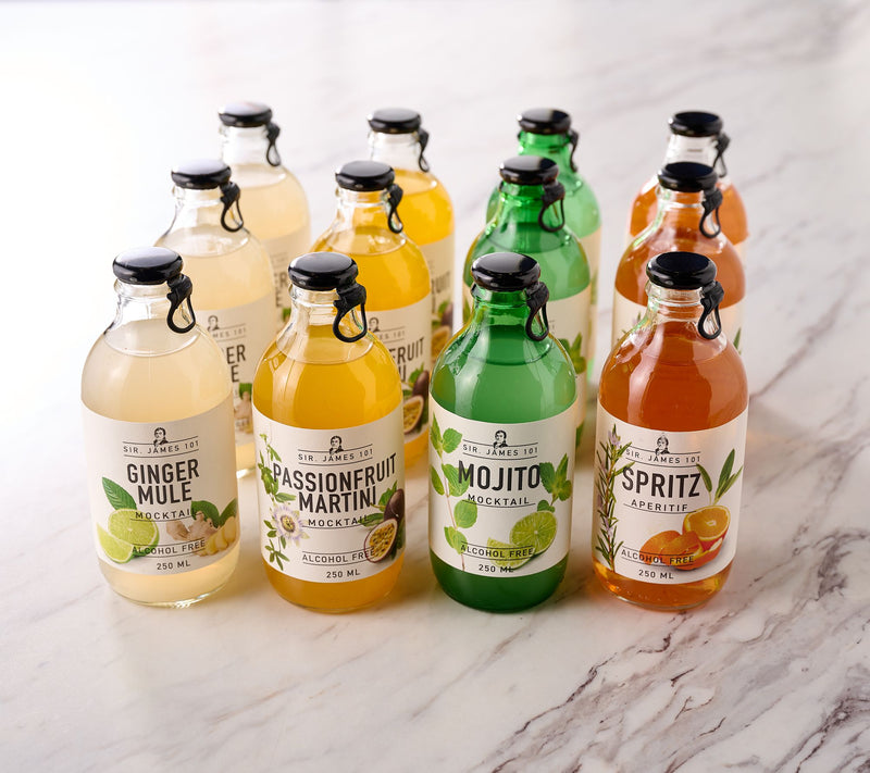 Sir. James 101 (12) Bottles Alcohol-Free Cocktails Ready to Drink — View 2