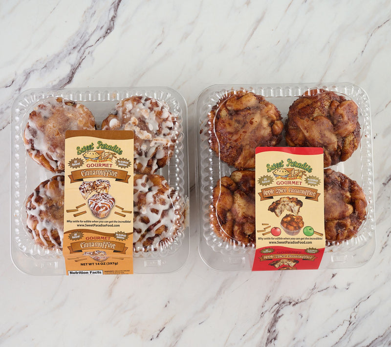 Sweet Paradise (8) 3.5oz Gourmet Fall Flavor CinnaMuffins — View 8