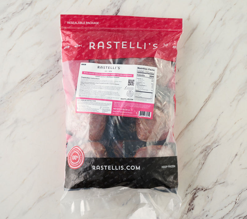 Rastelli's (8) 6-oz Steakhouse Marinated Beef Sirloins — View 2
