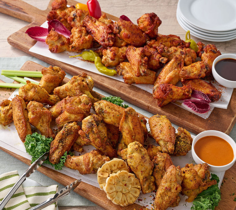 Corky's BBQ 8-lbs of Seasoned & Roasted Chicken Wings — Main view