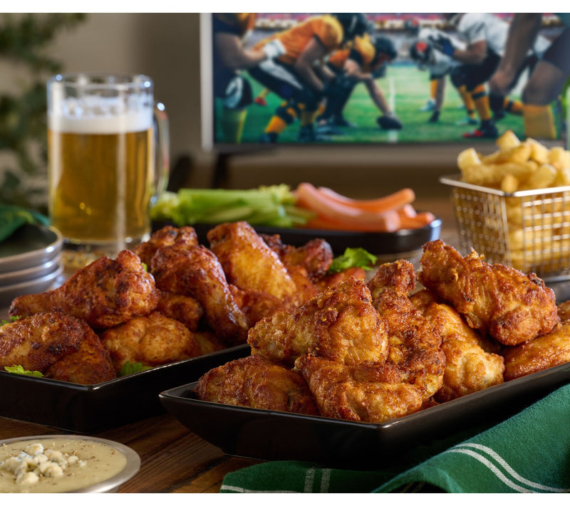 Corky's BBQ 8-lbs of Seasoned & Roasted Chicken Wings — View 3