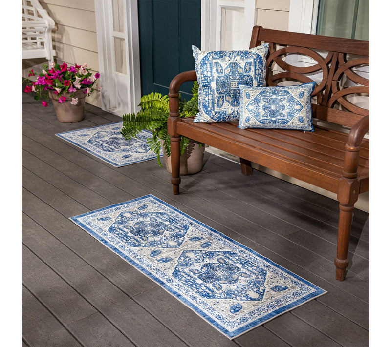 Plow & Hearth Set of 2 Washable Runner and Mat — View 3