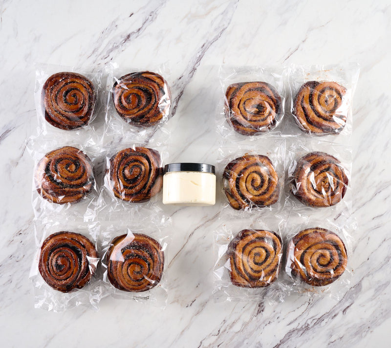 Jimmy the Baker (12) 5.25oz Cinnamon or Chocolate Rolls — View 2