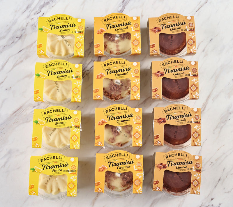 Rachelli (12) 3.5oz Italian Tiramisu Individual Desserts — View 2