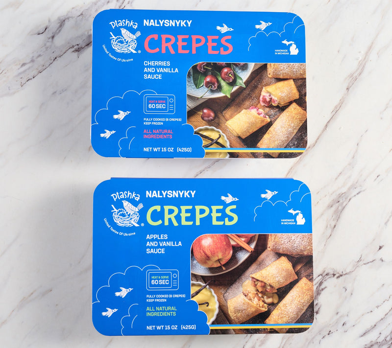 Ptashka (2) 15 oz. Gourmet Crepes in Sweet or Savory Flavors — View 2