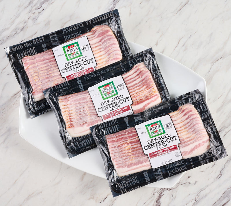 Jones Dairy Farm (3) 12-oz Dry Aged Center Cut Cherrywood Bacon — View 2