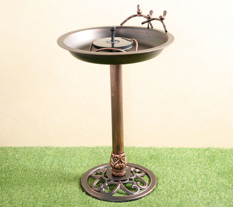 Bernini Padru Solar Fountain and Birdbath — Main view