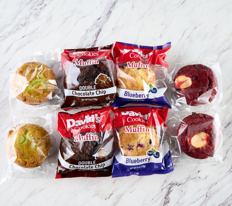 David's Cookies (8) 6oz Individual Jumbo Muffins — View 2