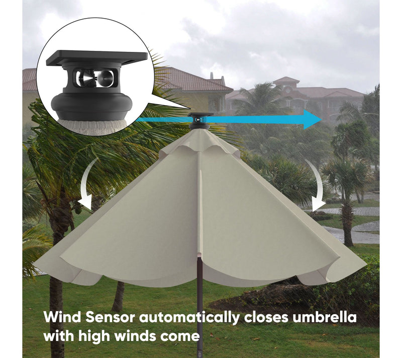 Above 9' Gen2 Smart Outdoor Umbrella — View 11