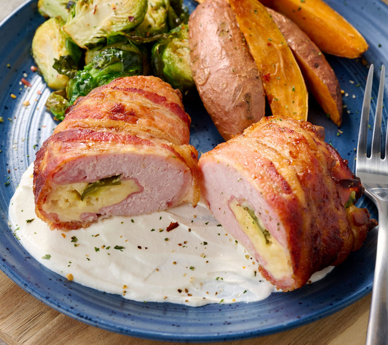 Family Farms (6) 14-oz Bacon Wrapped Stuffed Pork — View 3