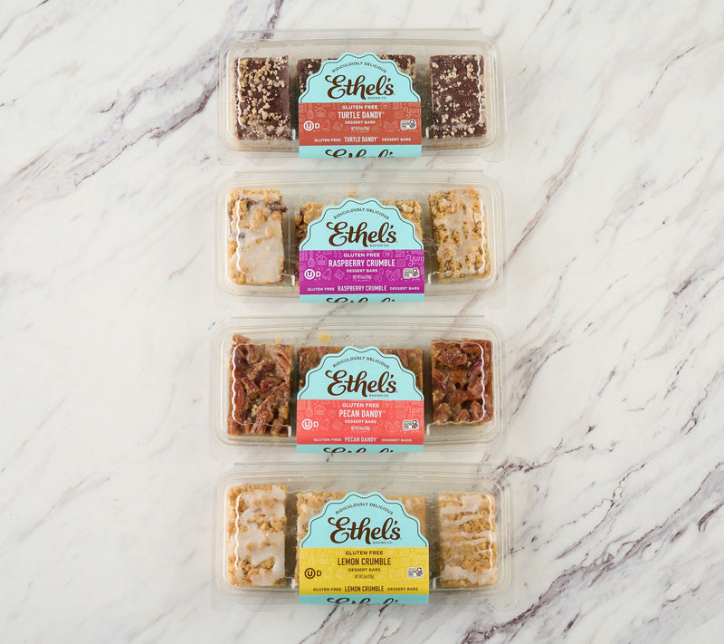 Ethel's Baking 16 Scratch Made Fruit & Nut Dessert Bars in (4) Trays — View 2