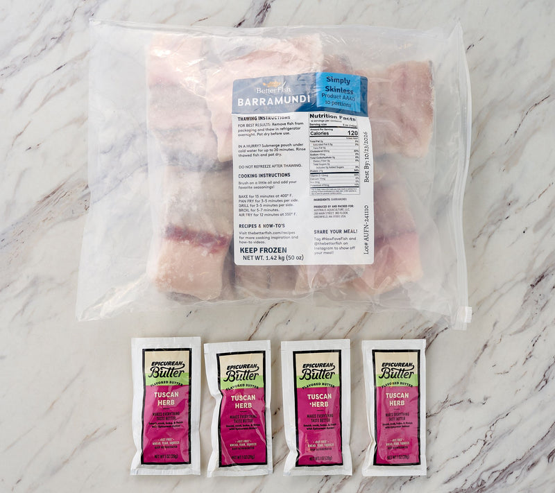 Australis (10) 5-oz Barramundi Seabass With Butter — View 2
