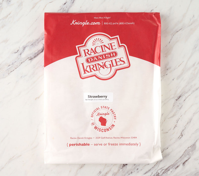 Racine (1) 22oz Strawberry or Chocolate Chip Danish Kringle — View 7