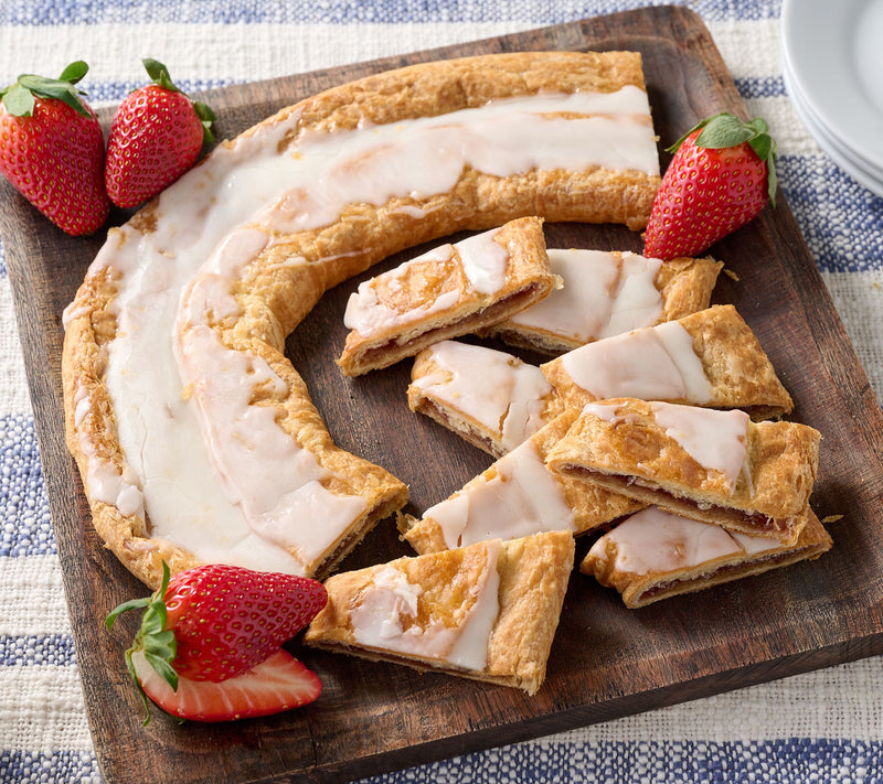 Racine (1) 22oz Strawberry or Chocolate Chip Danish Kringle — View 4